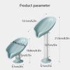 Soap Box Suction Cup Soap Dish Lotus Leaf Shaped Plastic Soap Holder Self-Draining Soap Saver Box Storage for Kitchen and Bathroom Household view 2