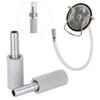 2Pcs 0.5m Diffusion Stone Stainless Steel Aeration Stone with 1/4 Inch Outer Diameter Barb,Stainless Steel Aeration Stone, Stainless Steel Aeration Stone, 2Pcs 0.5|m Diffusiair stones for aqua view 2