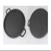 FHYTGBS Binaural Striped Round cast Iron Frying pan- Barbecue Plate Household Wave Circular Barbecue Plate Striped Iron Plate (Size : 28CM) view 4