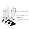 Bottle Drain Drying Rack 304 Stainless Steel Silicone Pad Silver 3 Holes Soda Bottle Drying Rack for Home Kitchen, Cup Drying Rack, Cup Drying Rack, Bottle Drain Drying Rack 304 Staibottle Drying view 3