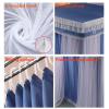 Bed Canopy Luxury Four Seasons Bed Canopy Double-Layer Detachable Encrypted Bed Curtain Mosquito Net for 1.8m Bed, with Stainless Steel Mounting Bracket (Color : Blue, Size : 1.8x2.2x2m) view 4