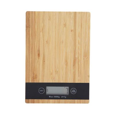 LED Display, Digital Multi Function Food Kitchen bamboos Scale, Slim Electronic Weighing Food Scale for Liquids Food Scale for Cooking and Baking, Digital Multi Function Food Kitchen bamboos