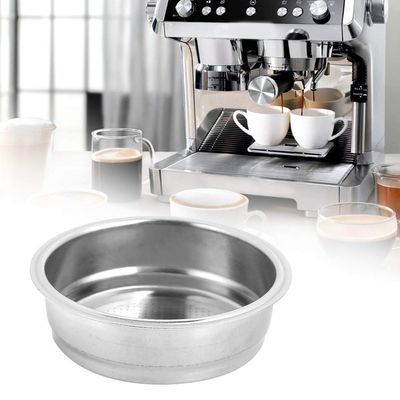 Stainless Steel Coffee Filter51mm Non Pressurized Filter Basket StrainerSingle Layer Reusable Coffee Machine Filter, Coffee Machine Accessories Fit for