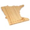 BambooMN Minnesota Silhouette Bamboo Serving and Cutting Board - Minensota Nice w/Loon Engraved 10 Units - 10.75" x 10.45" x 0.6" view 2