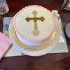 10pcs of Acrylic Baptism Cross Cake Topper, Mirror Cross Cake Decor, Gold Holy Communion Cross (8'', Gold Mirror) view 4