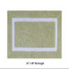 Better Trends 100% Cotton Hotel Collection Bath Mats Set, Sage & White Mats - Tufted, Reversible & Absorbent & Machine Washable 3 Piece Bathroom Rug Set, Toilet Base & Sink Bath Rugs view 4