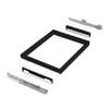 Emuca - Kit of Organizer Drawer for Closets and Rack with Soft-Close Slide, Adjustable, Module 600mm, Textured Black Painted and Stone Color Painted view 2