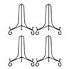 4Pk Black Display Easel Metal Stand Picture Frame Book Photo Plates Holder Art view 2