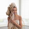 Aston & Arden Aegean Terry Solid Bath Towels, Pack of 2, 100% Turkish Cotton 600 GSM Oversized Bathroom Towels for Spa or Hotel, 30 x 60 in, Hummus view 4