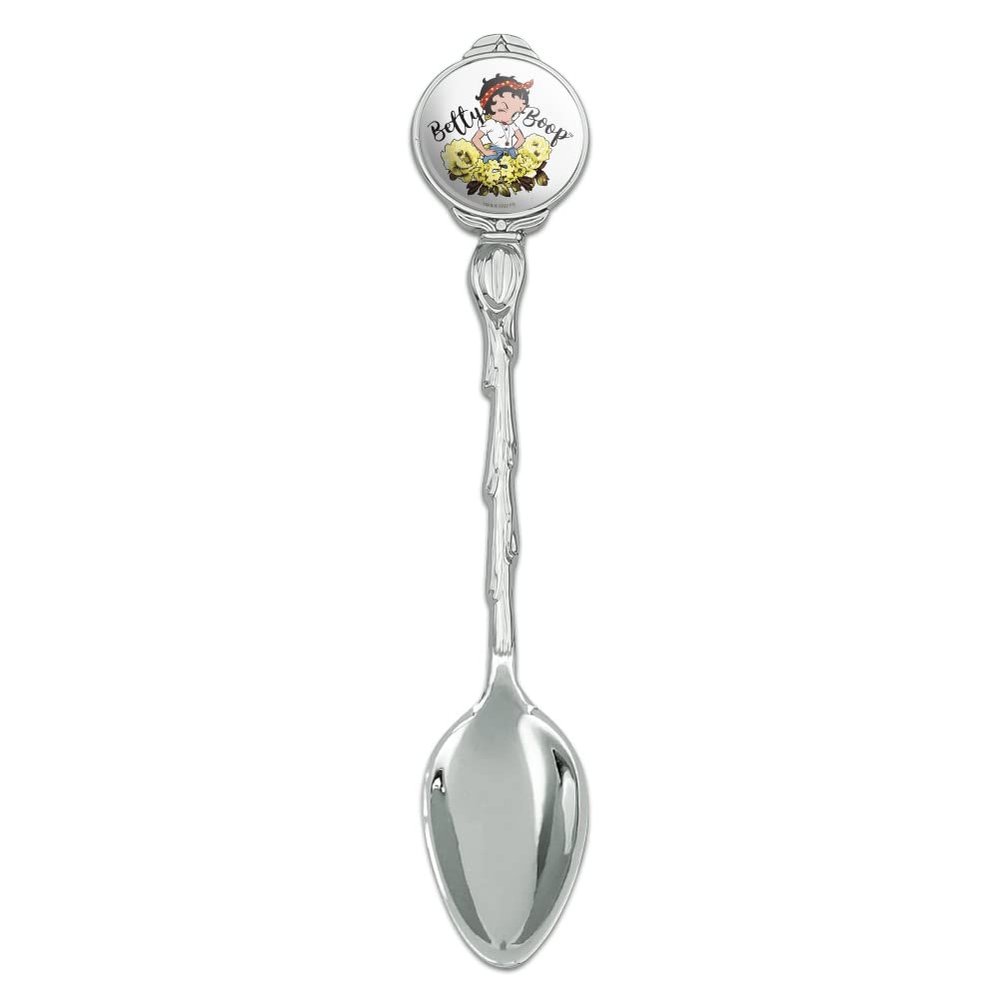 Betty Boop Sassy Flowers Novelty Collectible Demitasse Tea Coffee Spoon
