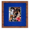 Poster Palooza 10x18 Mat Bevel Cut for 8.5x11 Photos - Acid Free Royal Blue Suede Precut Matboard - For Pictures, Photos, Framing - 4-ply Thickness view 4