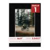 8x11 Mat Bevel Cut for 5.5x8.5 Photos - Acid Free Black with Black Core Precut Matboard With Backing Board and Crystal Clear, Self Seal Photo Mat Bag - For Pictures, Photos, Framing - 4-ply Thickness view 1