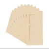 Poster Palooza Pack of Ten Acid Free 8x11 Mats Bevel Cut for 5.5x8.5 Photos - Cream Precut Matboards With Backing Boards and Self Seal Photo Mat Bags For Pictures, Photos, Framing - 4-ply Thickness view 2