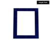 13x19 Mat Bevel Cut for 11.7x16.5 Photos - Acid Free Brooke Blue Suede Precut Matboard With Backing Board and Crystal Clear, Self Seal Photo Mat Bag - For Pictures, Photos, Framing - 4-ply Thickness view 2