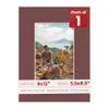 9x12 Mat Bevel Cut for 5.5x8.5 Photos - Acid Free Maroon Red Precut Matboard With Backing Board and Crystal Clear, Self Seal Photo Mat Bag - For Pictures, Photos, Framing - 4-ply Thickness view 1