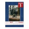 8x11 Mat Bevel Cut for 5.5x8.5 Photos - Acid Free Brooke Blue Suede Precut Matboard With Backing Board and Crystal Clear, Self Seal Photo Mat Bag - For Pictures, Photos, Framing - 4-ply Thickness view 1
