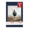 10x15 Mat Bevel Cut for 8.5x11 Photos - Acid Free Navy Suede Precut Matboard With Backing Board and Crystal Clear, Self Seal Photo Mat Bag - For Pictures, Photos, Framing - 4-ply Thickness view 1