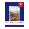 9x12 Mat Bevel Cut for 5.5x8.5 Photos - Acid Free Royal Blue Suede Precut Matboard With Backing Board and Crystal Clear, Self Seal Photo Mat Bag - For Pictures, Photos, Framing - 4-ply Thickness view 1