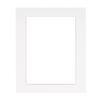 Poster Palooza 8.5x11 Mat Bevel Cut for 6x8 Photos - Acid Free White Precut Matboard With Backing Board and Crystal Clear, Self Seal Photo Mat Bag - For Pictures, Photos, Framing - 4-ply Thickness view 3