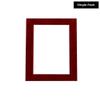 Poster Palooza 11.5x17 Mat Bevel Cut for 8.5x11 Photos - Acid Free Bright Red Suede Precut Matboard - For Pictures, Photos, Framing - 4-ply Thickness view 2