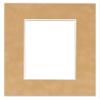 10x18 Mat Bevel Cut for 8.5x11 Photos - Acid Free Beige Suede Precut Matboard With Backing Board and Crystal Clear, Self Seal Photo Mat Bag - For Pictures, Photos, Framing - 4-ply Thickness view 3