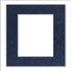 13x19 Mat Bevel Cut for 11.7x16.5 Photos - Acid Free Navy Suede Precut Matboard With Backing Board and Crystal Clear, Self Seal Photo Mat Bag - For Pictures, Photos, Framing - 4-ply Thickness view 3