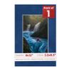 8x12 Mat Bevel Cut for 5.5x8.5 Photos - Acid Free Brooke Blue Suede Precut Matboard With Backing Board and Crystal Clear, Self Seal Photo Mat Bag - For Pictures, Photos, Framing - 4-ply Thickness view 1