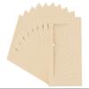 Poster Palooza Pack of Ten Acid Free 8.5x11 Mats Bevel Cut for 6x8 Photos - Cream Precut Matboards With Backing Boards and Self Seal Photo Mat Bags For Pictures, Photos, Framing - 4-ply Thickness view 3