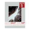Poster Palooza 8.5x11 Mat Bevel Cut for 6x8 Photos - Acid Free Grey Precut Matboard - For Pictures, Photos, Framing - 4-ply Thickness view 1
