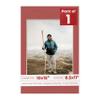 10x15 Mat Bevel Cut for 8.5x11 Photos - Acid Free Brick Red Precut Matboard With Backing Board and Crystal Clear, Self Seal Photo Mat Bag - For Pictures, Photos, Framing - 4-ply Thickness view 1