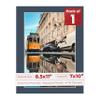 Poster Palooza 8.5x11 Mat Bevel Cut for 7x10 Photos - Acid Free Navy Precut Matboard With Backing Board and Crystal Clear, Self Seal Photo Mat Bag - For Pictures, Photos, Framing - 4-ply Thickness view 1