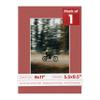 8x11 Mat Bevel Cut for 5.5x8.5 Photos - Acid Free Brick Red Precut Matboard With Backing Board and Crystal Clear, Self Seal Photo Mat Bag - For Pictures, Photos, Framing - 4-ply Thickness view 1