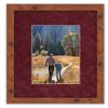10x18 Mat Bevel Cut for 8.5x11 Photos - Acid Free Dark Red Suede Precut Matboard With Backing Board and Crystal Clear, Self Seal Photo Mat Bag - For Pictures, Photos, Framing - 4-ply Thickness view 4