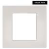 10x16 Mat Bevel Cut for 8.5x11 Photos - Acid Free Golf Ball Texture Precut Matboard With Backing Board and Crystal Clear, Self Seal Photo Mat Bag - For Pictures, Photos, Framing - 4-ply Thickness view 2