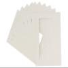 Pack of Ten Acid Free 8.5x11 Mats Bevel Cut for 5x8 Photos - Oyster Shell White Precut Matboards With Backing Boards and Self Seal Photo Mat Bags For Pictures, Photos, Framing - 4-ply Thickness view 3