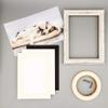 11.5x17 Mat Bevel Cut for 8.5x11 Photos - Acid Free Textured Cream Precut Matboard With Backing Board and Crystal Clear, Self Seal Photo Mat Bag - For Pictures, Photos, Framing - 4-ply Thickness view 4