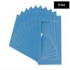 Pack of Ten Acid Free 8x11 Mats Bevel Cut for 5.5x8.5 Photos - Bay Blue Precut Matboards With Backing Boards and Self Seal Photo Mat Bags For Pictures, Photos, Framing - 4-ply Thickness view 2