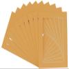 Pack of Ten Acid Free 8x11 Mats Bevel Cut for 5.5x8.5 Photos - Topaz Orange Precut Matboards With Backing Boards and Self Seal Photo Mat Bags For Pictures, Photos, Framing - 4-ply Thickness view 3