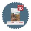 Poster Palooza Pack of Ten 9x12 Mats Bevel Cut for 5.5x8.5 Photos - Acid Free Steel Blue Precut Matboards for Pictures, Photos, Framing - 4-ply Thickness view 1