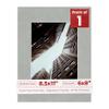 Poster Palooza 8.5x11 Mat Bevel Cut for 6x8 Photos - Acid Free Light Grey Suede Precut Matboard - For Pictures, Photos, Framing - 4-ply Thickness view 1