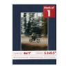 8x11 Mat Bevel Cut for 5.5x8.5 Photos - Acid Free Navy Suede Precut Matboard With Backing Board and Crystal Clear, Self Seal Photo Mat Bag - For Pictures, Photos, Framing - 4-ply Thickness view 1