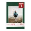 10x15 Mat Bevel Cut for 8.5x11 Photos - Acid Free Green Suede Precut Matboard With Backing Board and Crystal Clear, Self Seal Photo Mat Bag - For Pictures, Photos, Framing - 4-ply Thickness view 1