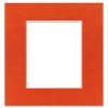 Poster Palooza 10x16 Mat Bevel Cut for 8.5x11 Photos - Acid Free Orange Suede Precut Matboard - For Pictures, Photos, Framing - 4-ply Thickness view 1