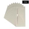 Poster Palooza Pack of Ten Acid Free 8.5x11 Mats Bevel Cut for 6x8 Photos - Grey Precut Matboards With Backing Boards and Self Seal Photo Mat Bags For Pictures, Photos, Framing - 4-ply Thickness view 2