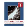 Poster Palooza 8.5x11 Mat Bevel Cut for 6x8 Photos - Acid Free Bottle Blue Precut Matboard - For Pictures, Photos, Framing - 4-ply Thickness view 1