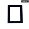 10x18 Mat Bevel Cut for 8.5x11 Photos - Acid Free Navy Suede Precut Matboard With Backing Board and Crystal Clear, Self Seal Photo Mat Bag - For Pictures, Photos, Framing - 4-ply Thickness view 2