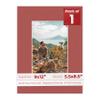 9x12 Mat Bevel Cut for 5.5x8.5 Photos - Acid Free Brick Red Precut Matboard With Backing Board and Crystal Clear, Self Seal Photo Mat Bag - For Pictures, Photos, Framing - 4-ply Thickness view 1