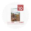 Poster Palooza Pack of TEN 9x12 Mats Bevel Cut for 5.5x8.5 Photos - Acid Free Oyster Shell White Precut Matboards For Pictures, Photos, Framing - 4-ply Thickness view 1