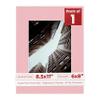 Poster Palooza 8.5x11 Mat Bevel Cut for 6x8 Photos - Acid Free Pink Precut Matboard - For Pictures, Photos, Framing - 4-ply Thickness view 1