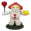 Ebros Day of The Dead Pinheadz Monster with Voodoo Stitches Figurine Halloween Collectible Fantasy Mythical Beings Undead Apocalypse Horror (Pennywise Clown IT with Red Balloon and Ship) view 1